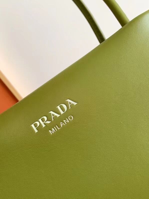 Prada leather Top Handle 1BD866 green