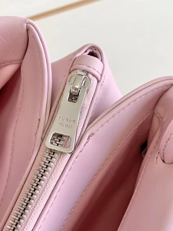 Prada leather Top Handle 1BD866 pink