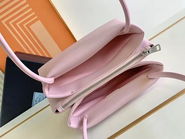 Prada leather Top Handle 1BD866 pink