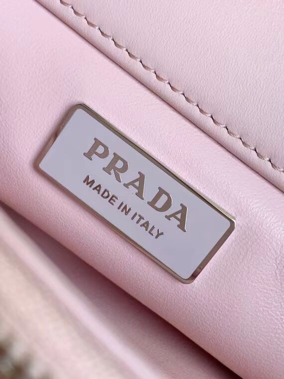 Prada leather Top Handle 1BD866 pink