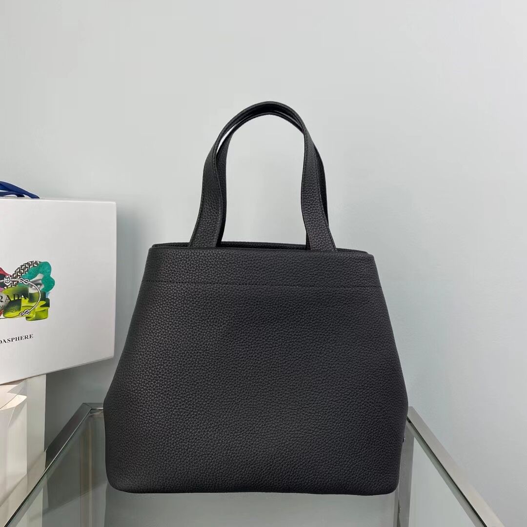 Prada leather tote bag 1AG833 black