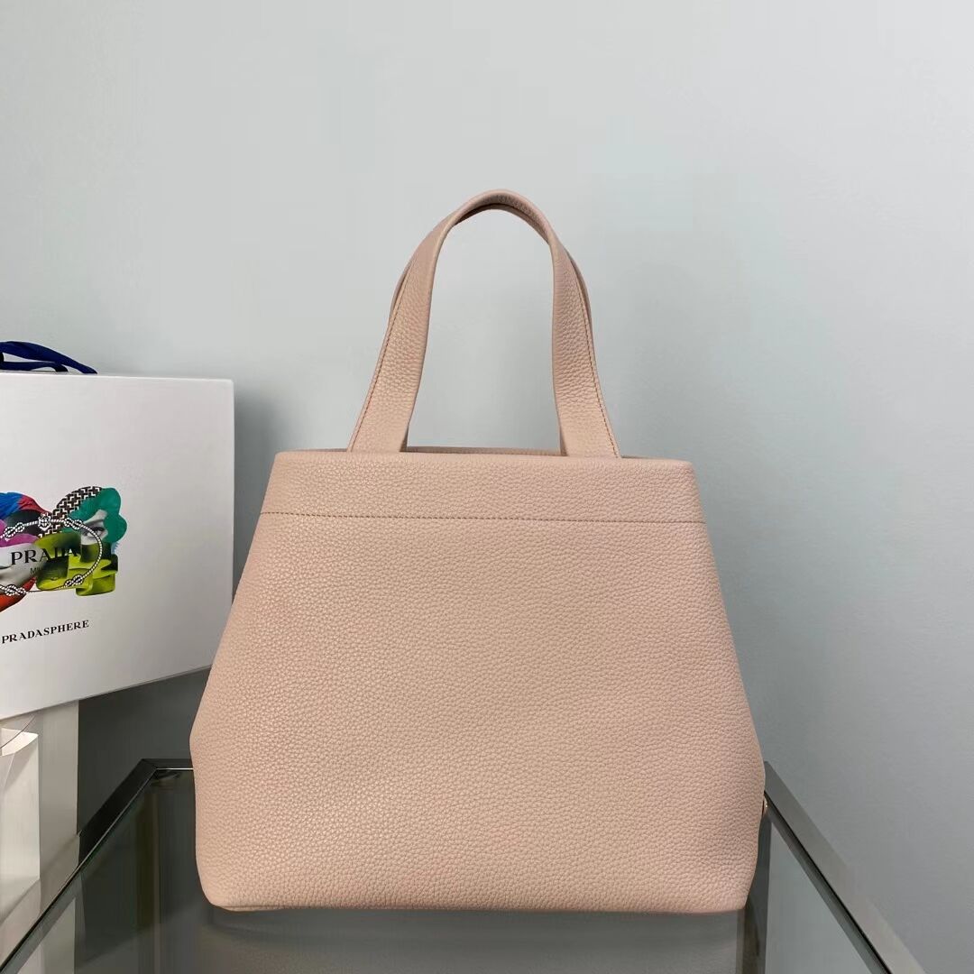 Prada leather tote bag 1AG833 pink