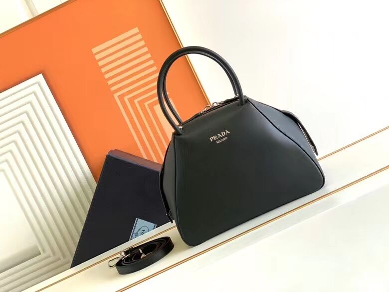 Prada leather tote bag 1BD663 black