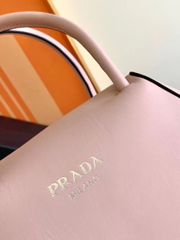Prada leather tote bag 1BD663 pink