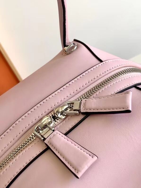 Prada leather tote bag 1BD663 pink