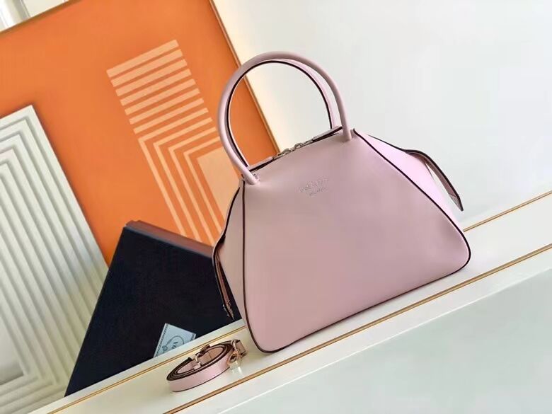 Prada leather tote bag 1BD663 pink