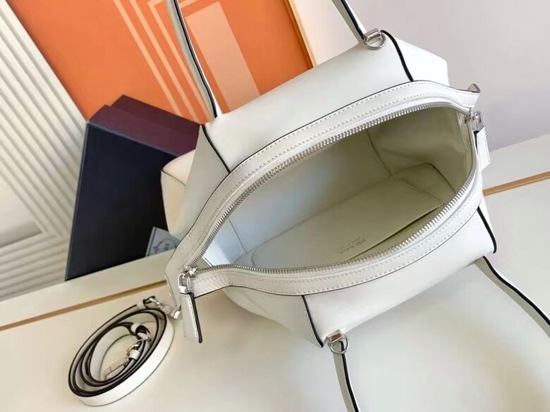 Prada leather tote bag 1BD663 white