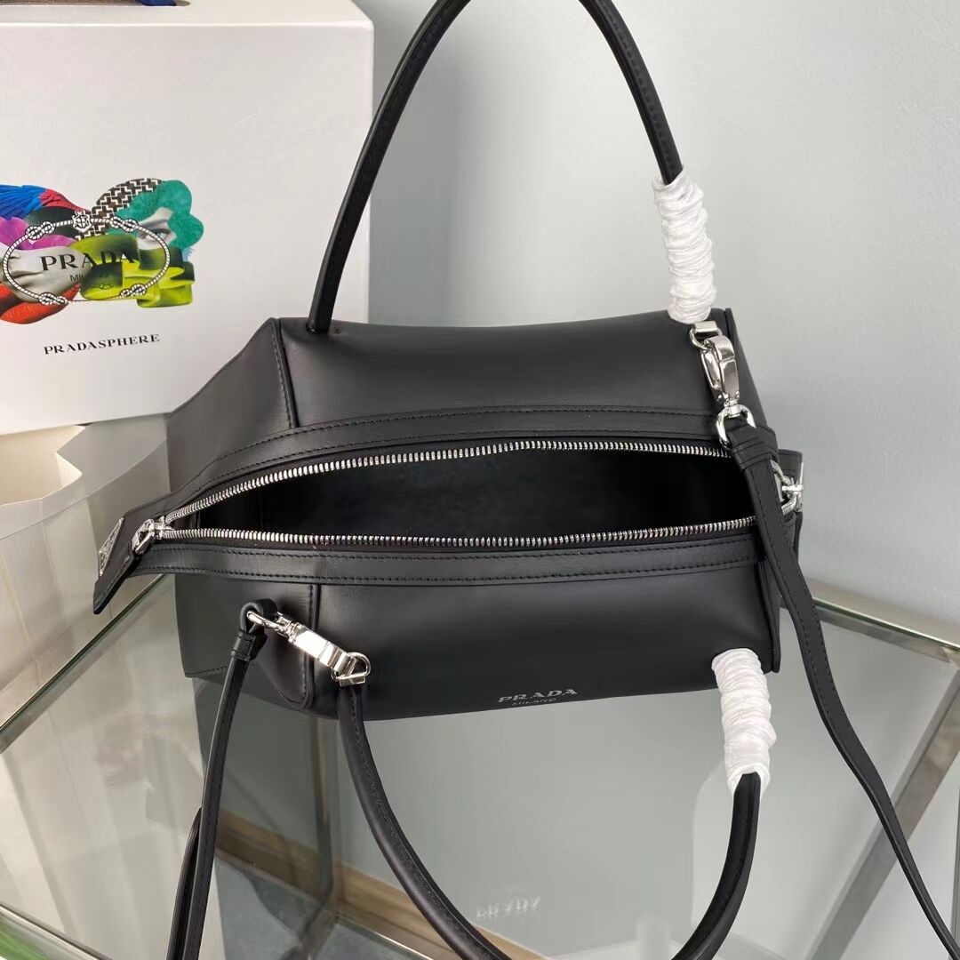 Prada leather tote bag 1BD665 black