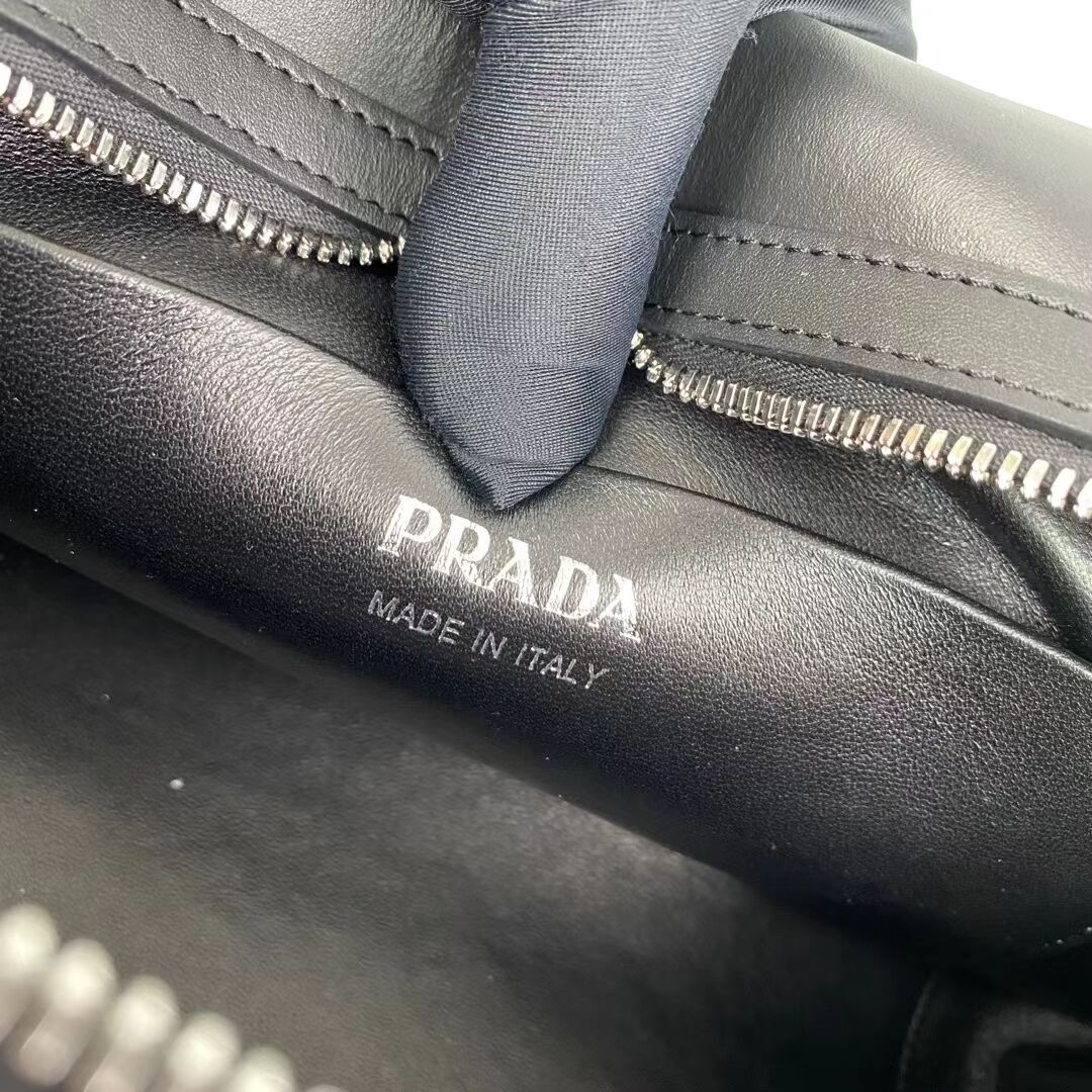 Prada leather tote bag 1BD665 black