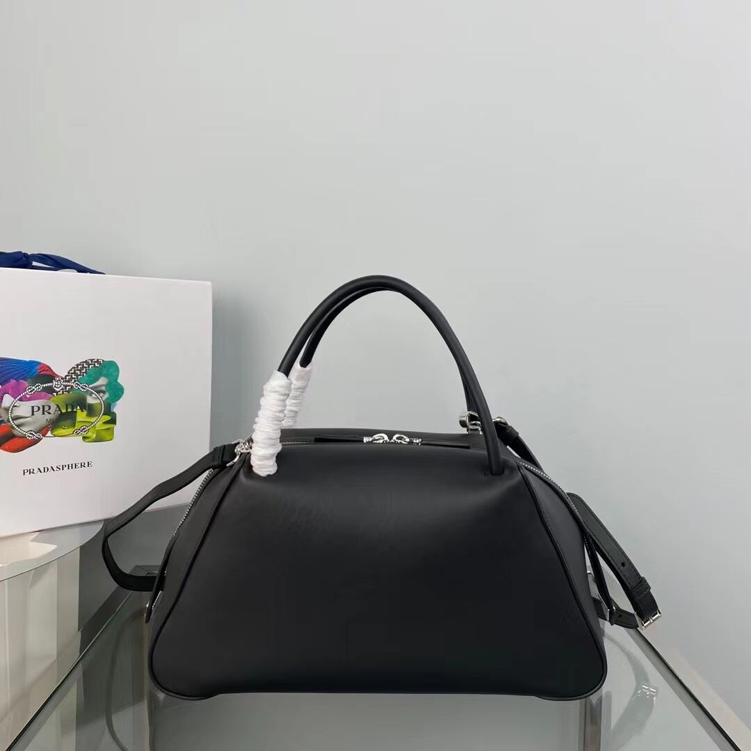 Prada leather tote bag 1BD665 black