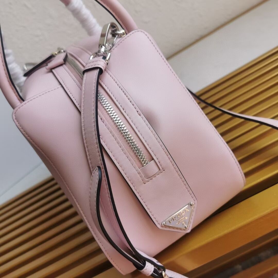 Prada leather tote bag 1BD665 pink