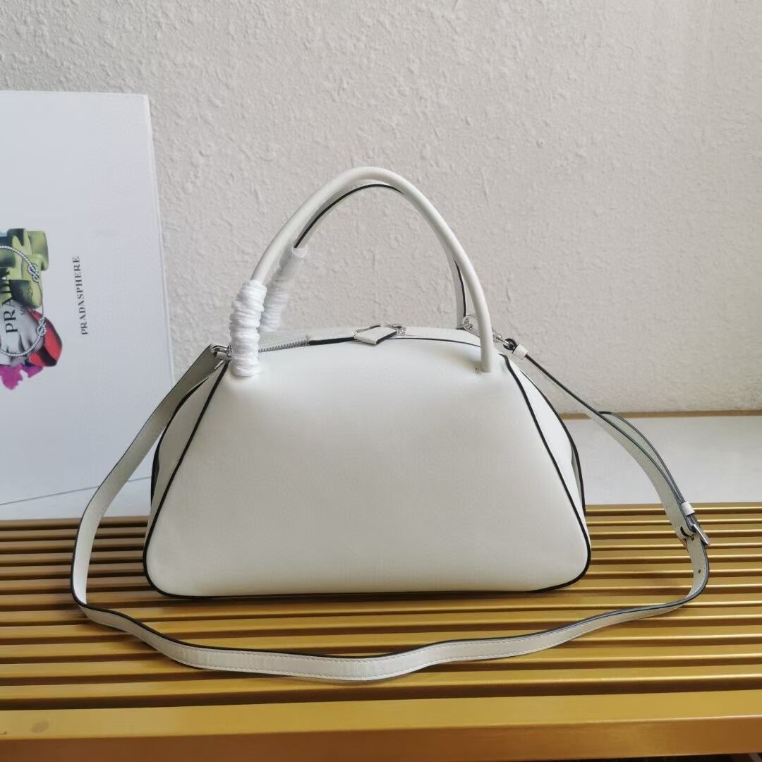 Prada leather Supernova handbag 1BD665 white