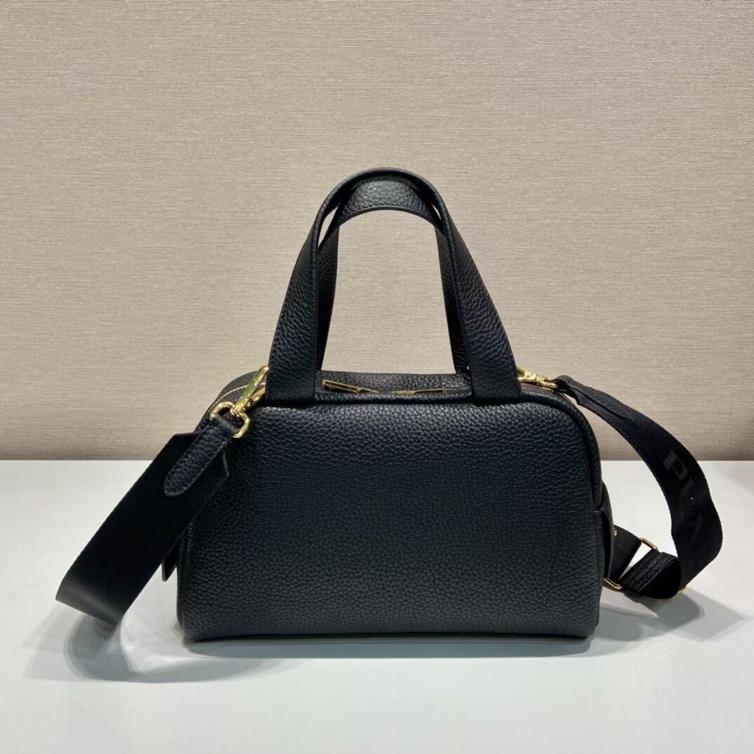 Prada leather tote bag 1DH770 black