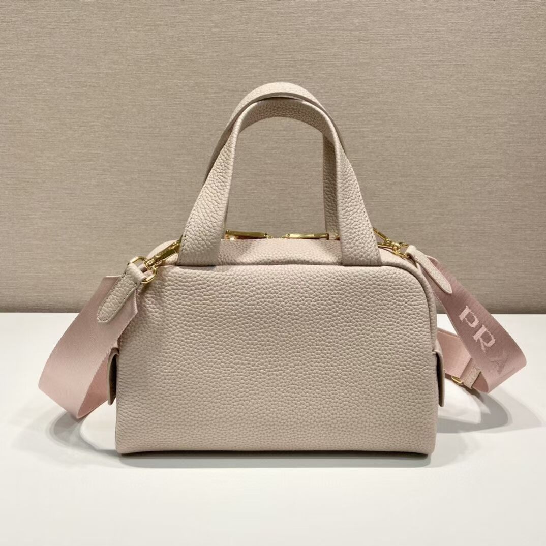 Prada leather tote bag 1DH770 light pink