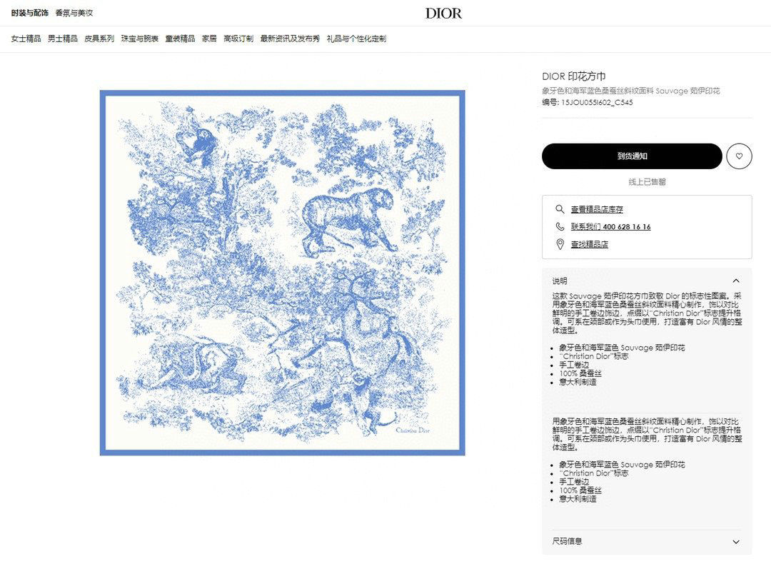 Dior Scarf DIC00063