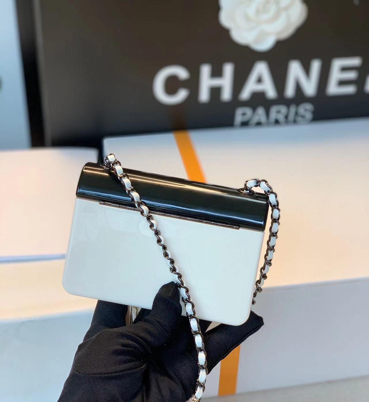 Chanel Original Quality Bag A1116 Black&White