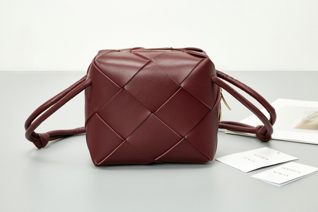 Bottega Veneta Mini Cassette Camera Bag 701915 Barolo