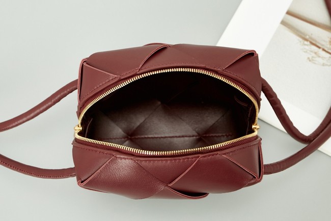 Bottega Veneta Mini Cassette Camera Bag 701915 Barolo