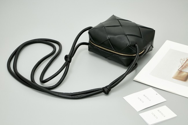 Bottega Veneta Mini Cassette Camera Bag 701915 black