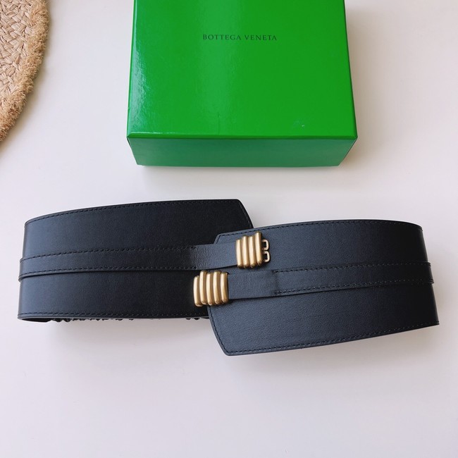 Bottega Veneta Original Leather Belt 5554 Black