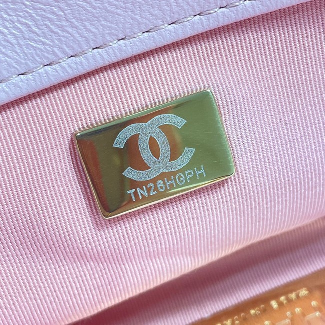 CHANEL 19 SHOPPING BAG AS3519 pink