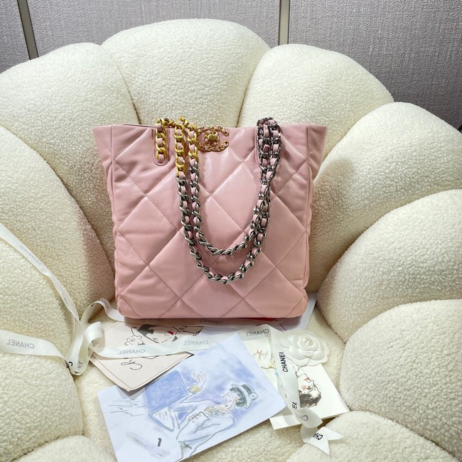 CHANEL 19 SHOPPING BAG AS3519 pink