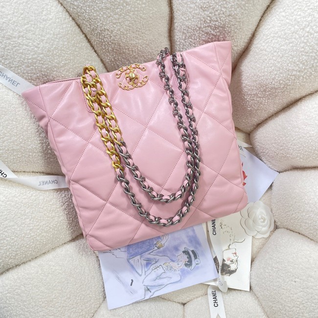 CHANEL 19 SHOPPING BAG AS3519 pink