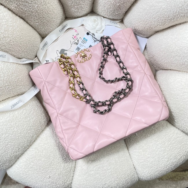 CHANEL 19 SHOPPING BAG AS3519 pink