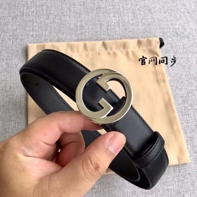 Gucci Blondie 30MM leather belt 703148-5