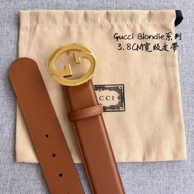Gucci Blondie 38MM leather belt 703147-1