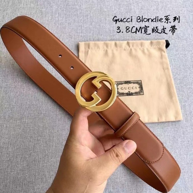 Gucci Blondie 38MM leather belt 703147-1