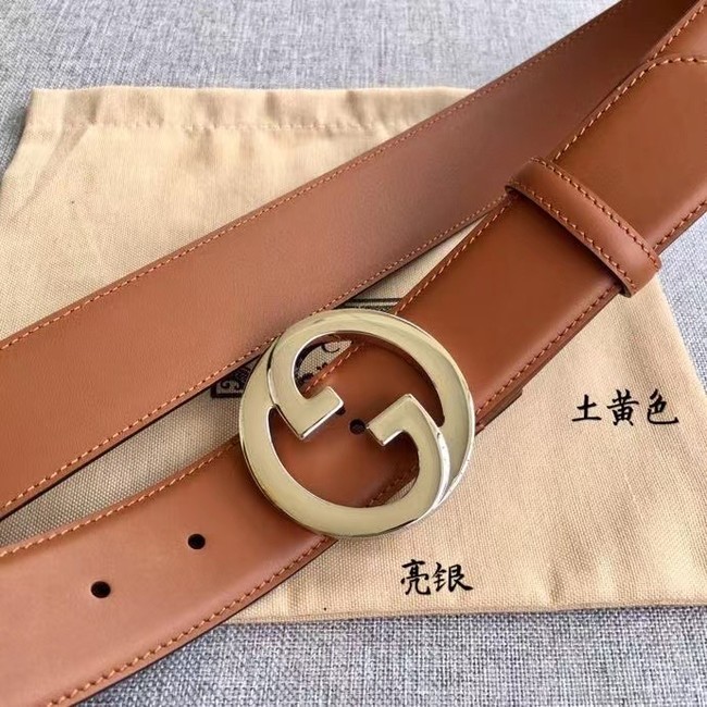 Gucci Blondie 38MM leather belt 703147-2