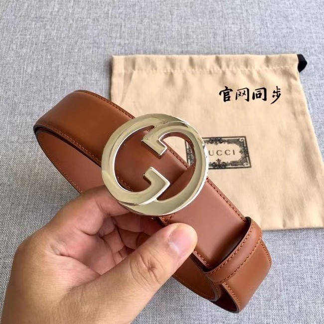 Gucci Blondie 38MM leather belt 703147-2