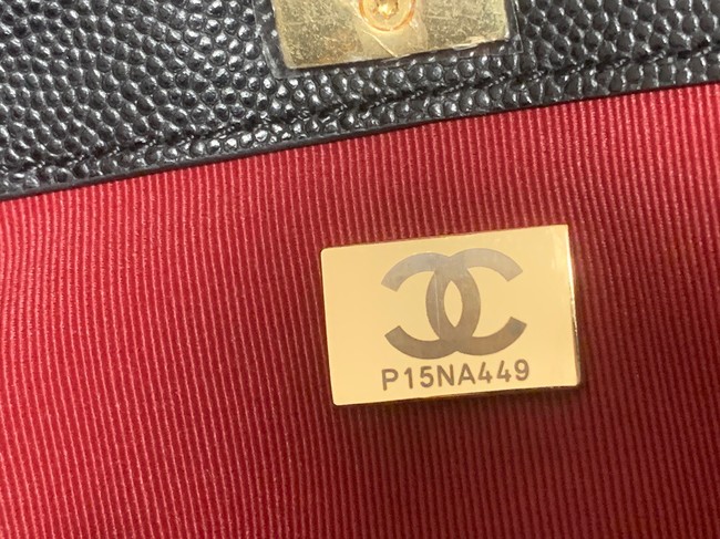 Chanel SMALL SHOPPING BAG AS3400 black