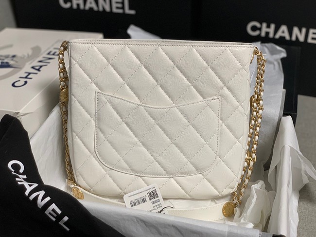 Chanel SMALL SHOPPING BAG AS3400 white