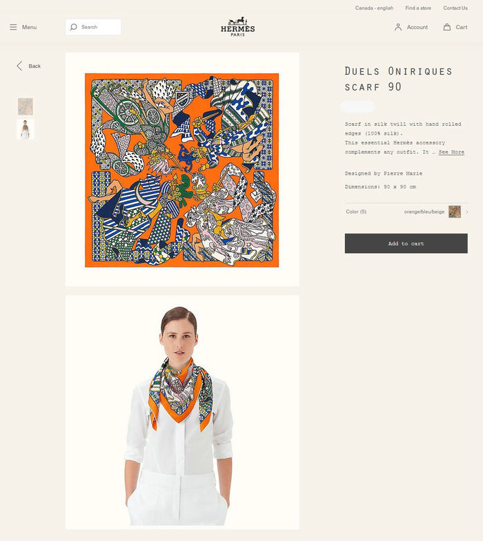 Hermes Scarf HEC00243