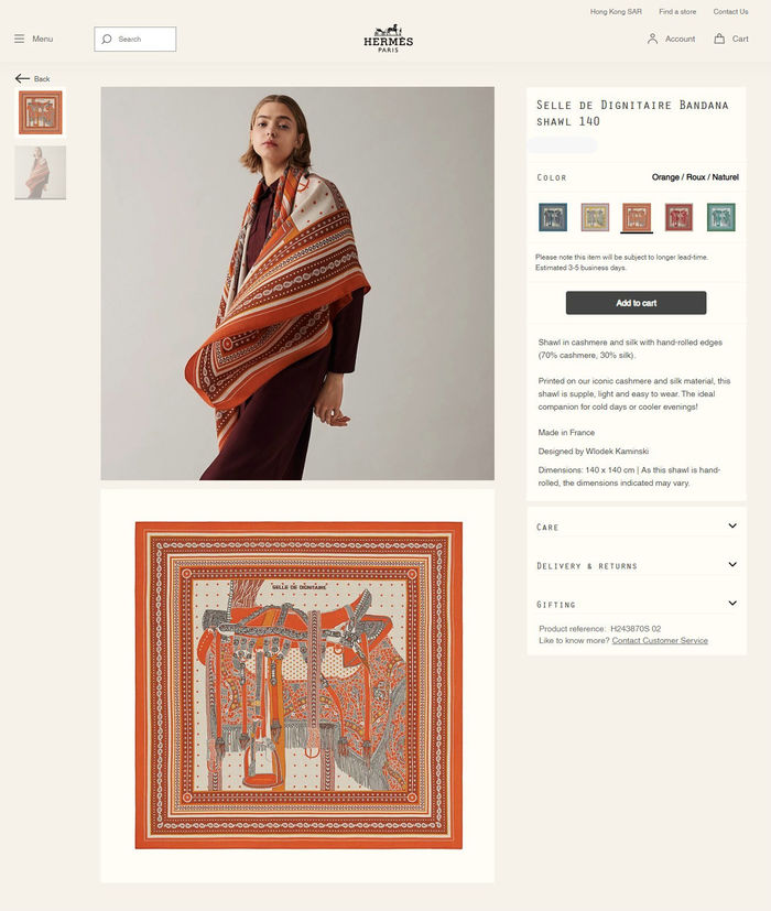 Hermes Scarf HEC00328