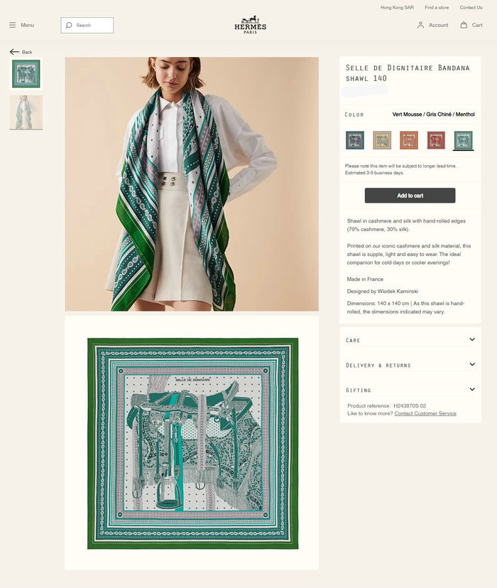 Hermes Scarf HEC00329