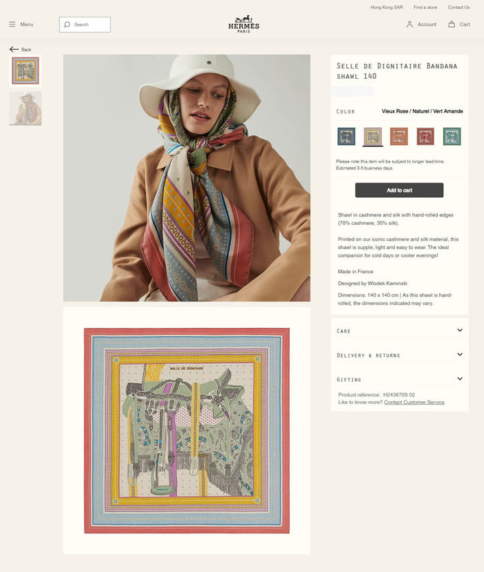 Hermes Scarf HEC00330