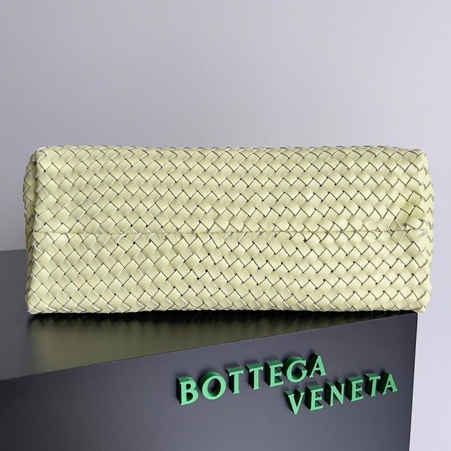 Bottega Veneta Large intreccio leather tote bag 608811 Zest washed