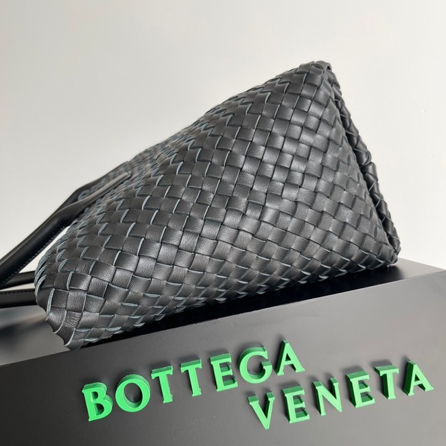 Bottega Veneta Large intreccio leather tote bag 608811 black