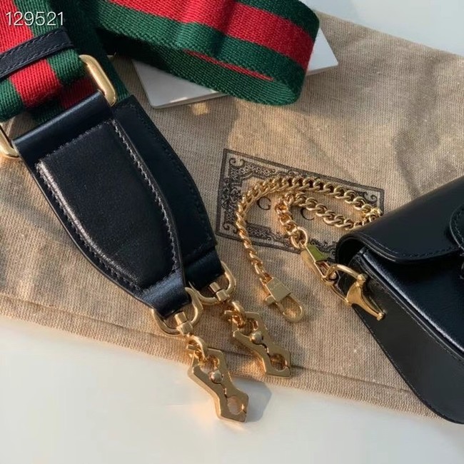 Gucci Horsebit 1955 strap wallet 699760 black