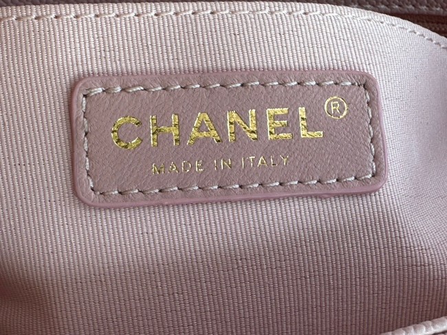 Chanel SMALL Flap Bag Grained Calfskin & Gold-Tone Metal AS3467 pink