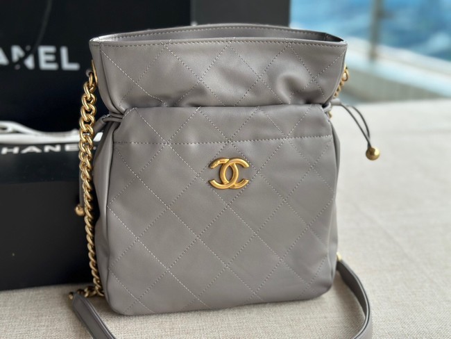 Chanel SMALL SHOPPING BAG AS2985 gray