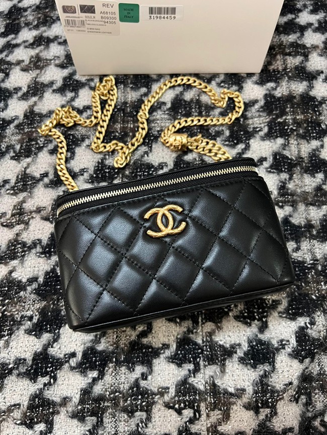 CHANEL VANITY WITH CHAIN 68106 Black