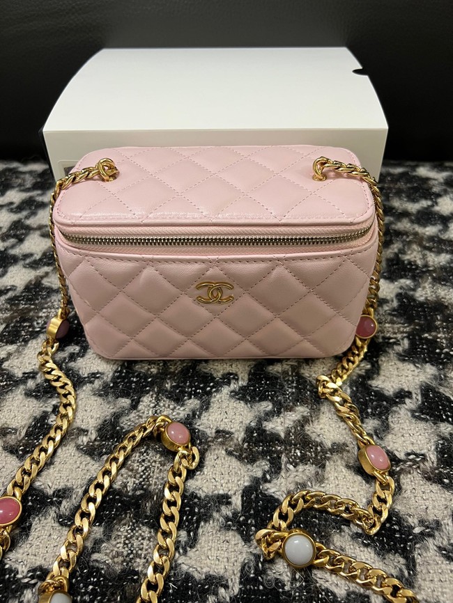 CHANEL VANITY WITH CHAIN AP2937 pink