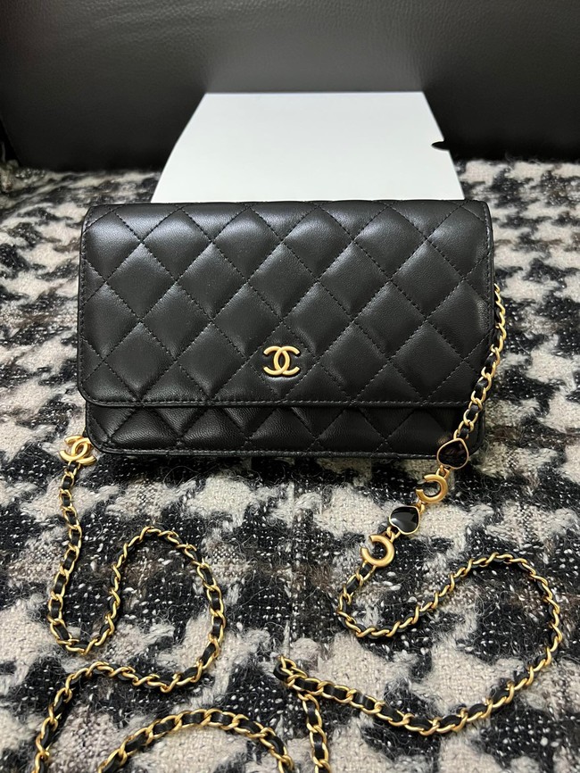 Chanel WALLET ON CHAIN AP3035 black