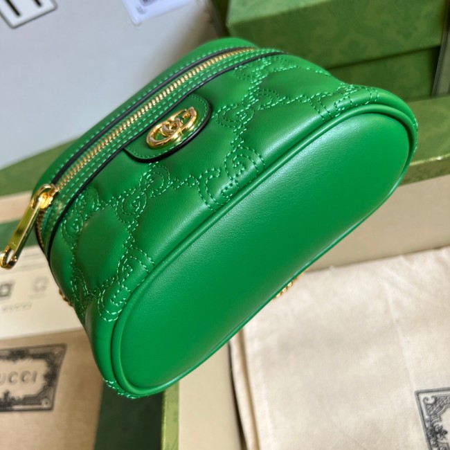 Gucci GG Matelasse top handle mini bag 723770 Green