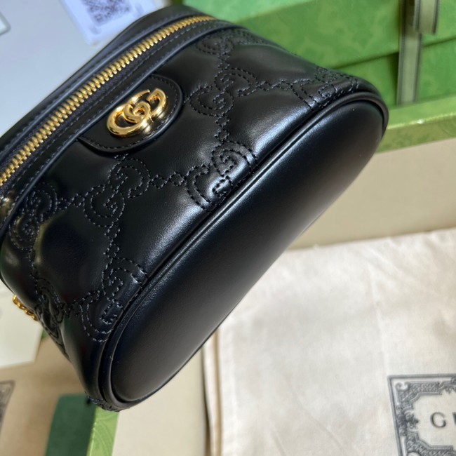 Gucci GG Matelasse top handle mini bag 723770 black