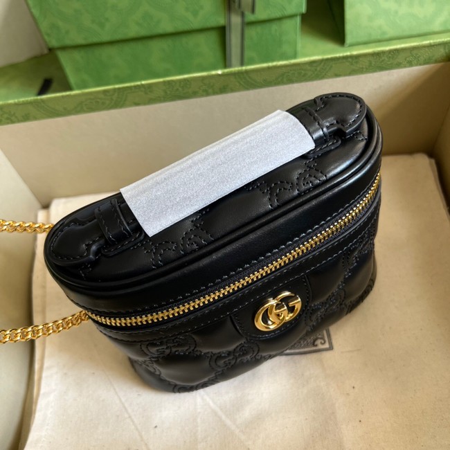 Gucci GG Matelasse top handle mini bag 723770 black